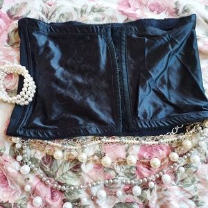 Black vintage corset